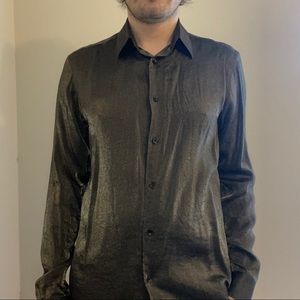 Zara “silk” Holiday shirt